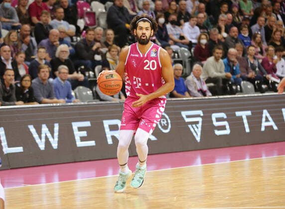 Jeremy Morgan Telekom Baskets Bonn vs Fraport Skyliners Frankfurt easyCredit BBL 1 Bundesliga , 2021 2022 season , Main round 4 matchday
