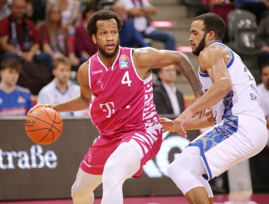 Justin Gorham Telekom Baskets Bonn vs Fraport Skyliners Frankfurt easyCredit BBL 1 Bundesliga , 2021 2022 season , Main round 4 matchday