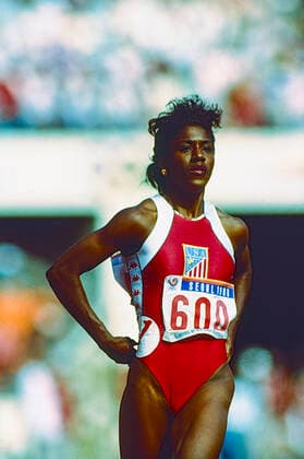 OLYMPICS 1988 Track and Field Gwen Torrence (USA) competing in the Women s 100 meters heats at the 1988 Olympic Summer Games. Seoul Olympic Stadium South Korea Copyright: xPaulxJxSutton DUOMO PCNx OL8801_TF24006