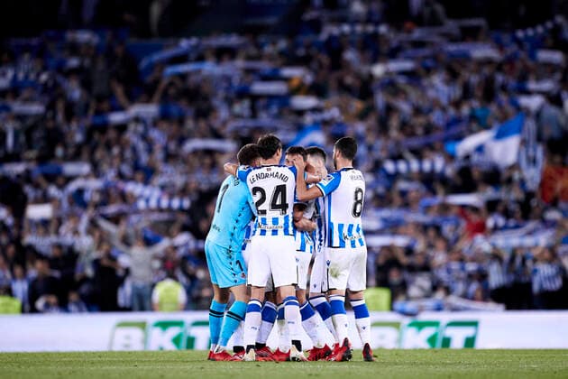 Football, EL, Real Sociedad San Sebastian - RB Leipzigs play-off opponents