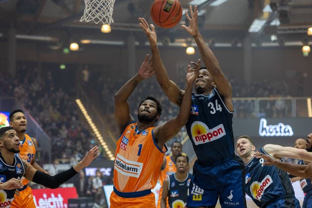Basketball, BBL, HAKRO Merlins Crailsheim - ratiopharm Ulm