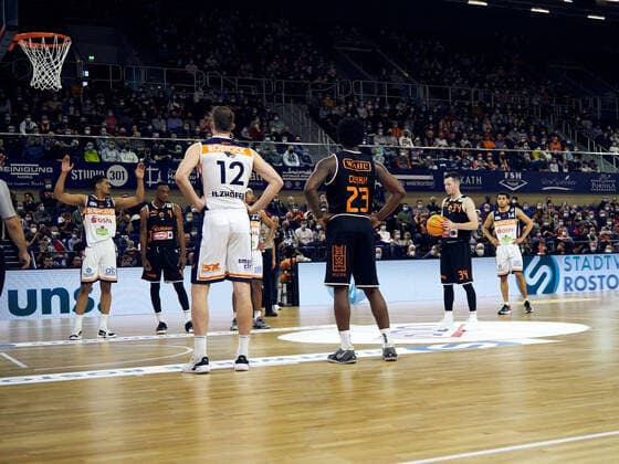 Basketball, 2. BL ProA, Rostock Seawolves - Panthers Schwenningen