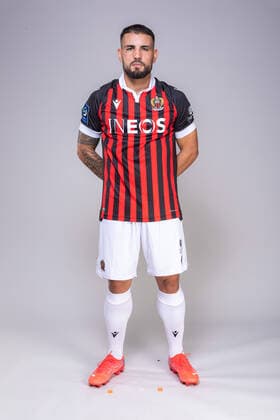 DELORT Andy FOOTBALL : Presentation - OGC Nice - Photo Officielle -18 10 2021 Panoramic Panoramic 