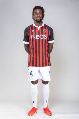GUESSAND Evann FOOTBALL : Presentation - OGC Nice - Photo Officielle -18 10 2021 Panoramic Panoramic 