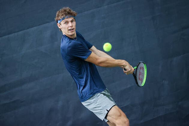 Yannik STEINEGGER SUI , ITF Tennis Future Hamburg 2021 M25 and W25, Hamburg, Hamburg Tennis Association, 19 10 2021,