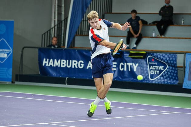 Rudolf MOLLEKER GER , ITF Tennis Future Hamburg 2021 M25 and W25, Hamburg, Hamburg Tennis Association, 19 10 2021,