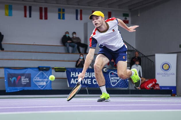 Rudolf MOLLEKER GER , ITF Tennis Future Hamburg 2021 M25 and W25, Hamburg, Hamburg Tennis Association, 19 10 2021,
