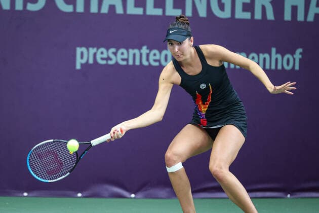 Oceane DODIN FRA , ITF Tennis Future Hamburg 2021 M25 and W25, Hamburg, Hamburg Tennis Association, 19 10 2021,