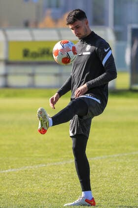 SOCCER - UEFA EL, Sturm vs Sociedad GRAZ,AUSTRIA,20.OCT.21 - SOCCER - UEFA Europa League, group stage, SK Sturm Graz vs Real Sociedad, preview, training Sturm. Image shows Alexandar Borkovic (Sturm).  GEPAxpictures xMarioxBuehner