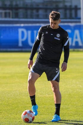SOCCER - UEFA EL, Sturm vs Sociedad GRAZ,AUSTRIA,20.OCT.21 - SOCCER - UEFA Europa League, group stage, SK Sturm Graz vs Real Sociedad, preview, training Sturm. Image shows Ivan Ljubic (Sturm).  GEPAxpictures xMarioxBuehner