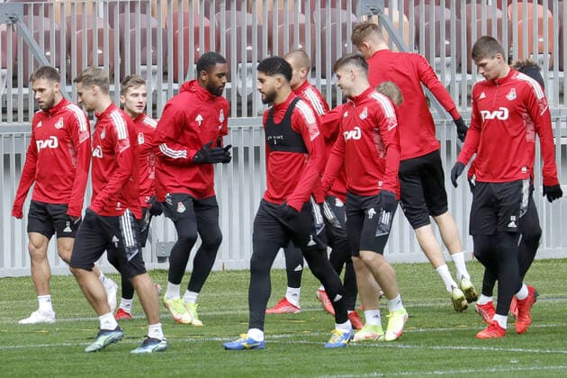 Football, EL, Lokomotive Moscow, Training