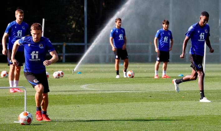 Football, EL, Real Sociedad, Training