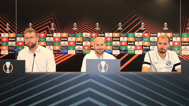 Football, EL, SK Sturm Graz Press conference