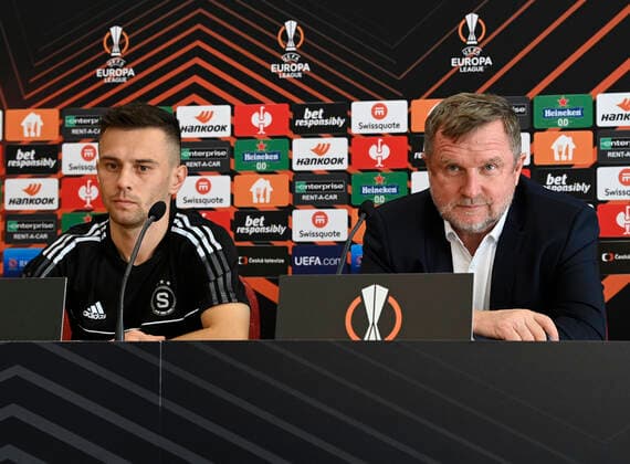 Football, EL, Sparta Prague Press conference