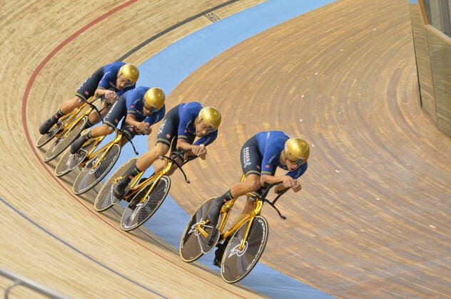 20-10-2021 World Championships Elite Track; Giornata 01; 2021, Italia; Consonni, Simone; Ganna, Filippo; Lamon, Francesco; Milan, Jonathan; Roubaix; 