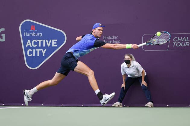 Louis WESSELS GER , ITF Tennis Future Hamburg 2021 M25 and W25, Hamburg, Hamburg Tennis Association, 20 10 2021,