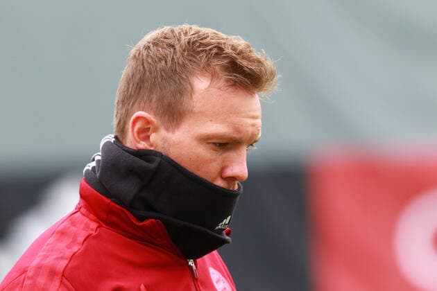 Coach Julian Nagelsmann Football Champions League FC Bayern Muenchen Final training before the match against Benfica Lisbon 19 10 2021 Training ground, Saebenerstr PHOTO Mladen Lackovic LakoPress