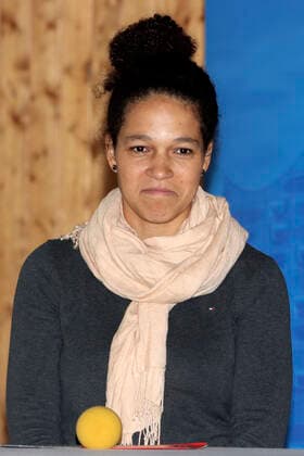 DFB Integration Ambassador Celia Sasic during a visit to the elite football school in Langenhorn Hamburg, 20 10 2021 Foto:xgbrcix xFuturexImage