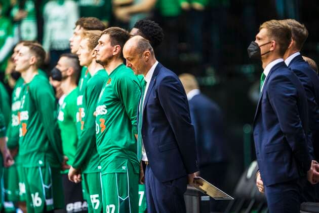 2021-10-21 Kaunas Lithuania. Zalgiris Kaunas plays vs Bayern Munich Euroleague basketball game in Kaunas arena on Thursday 21 of October 2021. KKF20211021_3911  Copyright: xKarolisxKavolelisx Euroleague basketball sport