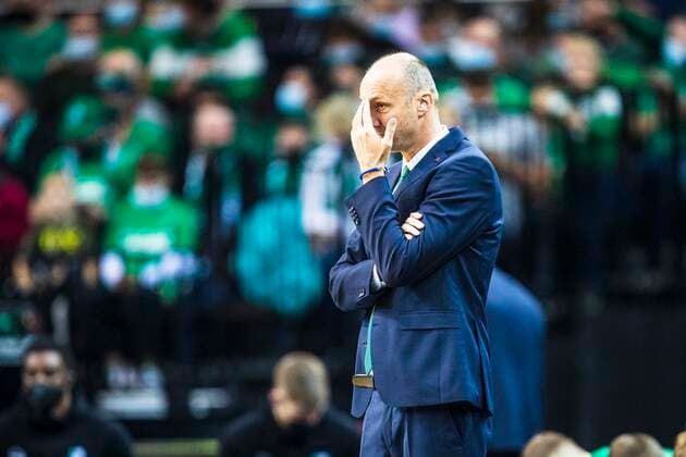 2021-10-21 Kaunas Lithuania. Zalgiris Kaunas plays vs Bayern Munich Euroleague basketball game in Kaunas arena on Thursday 21 of October 2021. KKF20211021_3912  Copyright: xKarolisxKavolelisx Euroleague basketball sport