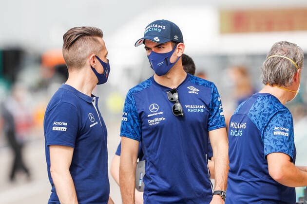 LATIFI Nicholas (can), Williams Racing F1 FW43B, portrait during the Formula 1 Aramco United States Grand Prix 2021, 17th round of the 2021 FIA Formula One World Championship, WM, Weltmeisterschaft from October 21 to 24, 2021 on the Circuit of the Americas, in Austin, Texas, United States of American - F1 - UNITED STATES GRAND PRIX 2021 DPPI Panoramic  00121035__V2_5710