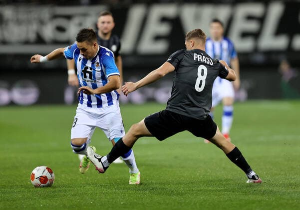 Football, EL, Sturm Graz - Real Sociedad