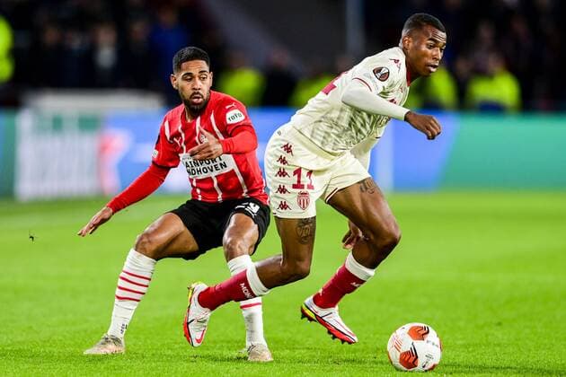 Football, EL, PSV Eindhoven - AS Monaco