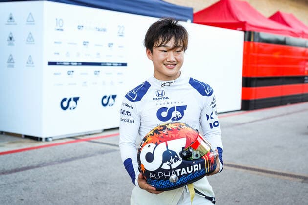 TSUNODA Yuki (jap), Scuderia AlphaTauri Honda AT02, portrait during the Formula 1 Aramco United States Grand Prix 2021, 17th round of the 2021 FIA Formula One World Championship, WM, Weltmeisterschaft from October 21 to 24, 2021 on the Circuit of the Americas, in Austin, Texas, United States of American - F1 - UNITED STATES GRAND PRIX 2021 DPPI Panoramic  20211021_GOODEN_FG0O7491
