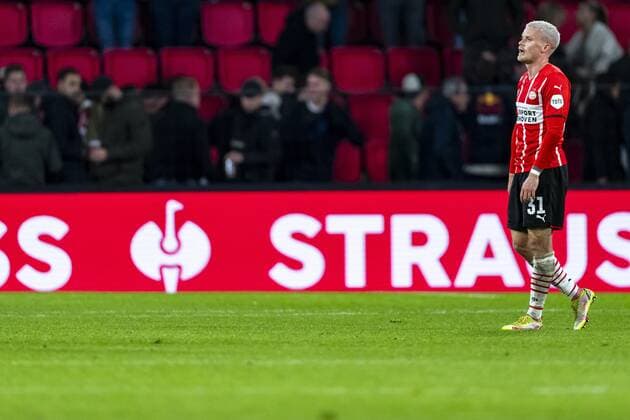 EINDHOVEN, Netherlands, 21-10-2021, football, Philips stadium, Europa League, season 2021 2022, during the match PSV - Monaco, PSV player Philipp Max PSV - Monaco  x14005979x Copyright: