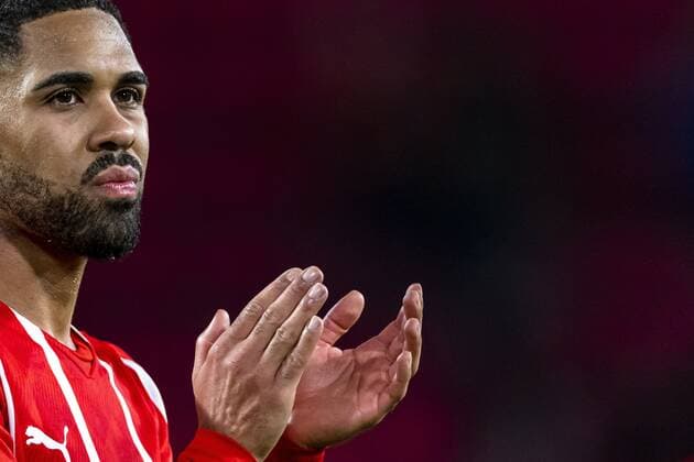 EINDHOVEN, Netherlands, 21-10-2021, football, Philips stadium, Europa League, season 2021 2022, during the match PSV - Monaco, PSV player Philipp Mwene PSV - Monaco  x14005990x Copyright:
