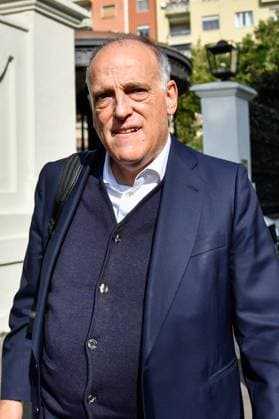 Photo Claudio Furlan LaPresse 22-10-2021 Milano - Italy Soccer European Leagues General Assembly , European Football Associations summit in Milan In the photo: president of Liga Nacional de F& xfa;tbol Profesional Javier Tebas  Copyright: xClaudioxFurlan LaPressex