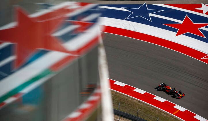 33 Max Verstappen NED, Red Bull Racing , F1 Grand Prix of USA at Circuit of The Americas on October 22, 2021 in Austin, United States of America Photo by HOCH ZWEI Austin United States of America