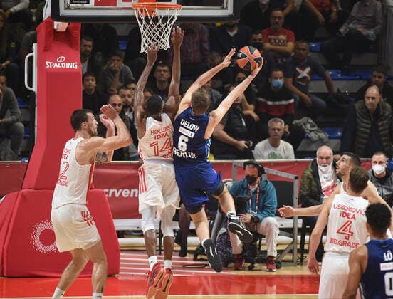 Malte Delow, 6 of Alba Berlin basketball Crvena zvezda Euroleague Alba Berlin, Aleksandar Nikolic Pionir arena, Beolgrade 22.10.2021. godine NP 