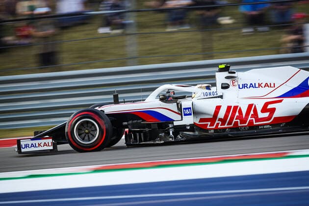 47 SCHUMACHER Mick (ger), Haas F1 Team VF-21 Ferrari, action during the Formula 1 Aramco United States Grand Prix 2021, 17th round of the 2021 FIA Formula One World Championship, WM, Weltmeisterschaft from October 21 to 24, 2021 on the Circuit of the Americas, in Austin, Texas, United States of American - F1 - UNITED STATES GRAND PRIX 2021 DPPI Panoramic  20211022_GOODEN_FG0O7807