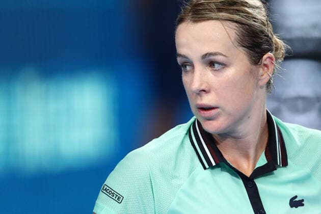 MOSCOW, RUSSIA - OCTOBER 22: Anastasia Pavlyuchenkova during The VTB Kremlin Cup on October 22, 2021, at Irina Viner-Usmanova Gymnastics Palace in Moscow, Russia. (Photo by Anatoliy Medved Icon Sportswire) TENNIS: OCT 22 VTB Kremlin Cup Icon2110221926