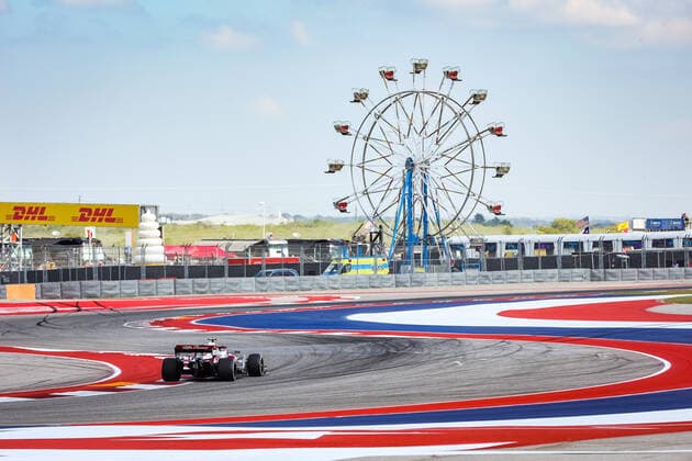 99 GIOVINAZZI Antonio (ita), Alfa Romeo Racing ORLEN C41, action during the Formula 1 Aramco United States Grand Prix 2021, 17th round of the 2021 FIA Formula One World Championship, WM, Weltmeisterschaft from October 21 to 24, 2021 on the Circuit of the Americas, in Austin, Texas, United States of American - F1 - UNITED STATES GRAND PRIX 2021 DPPI Panoramic  00121035_AV6_6029