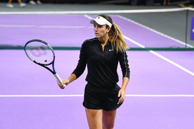 Qualifications for WTA, Tennis Damen 250 Transylvania Open 2021 in Cluj-Napoca Romania, 23 October 2021 in BT Arena Anna Danilina portrait during Aleksandra Krunic (SER) v Anna Danilina (RUS) Qualifications for WTA 250 Transylvania Open 2021 in Cluj-Napoca Romania, 23 October 2021 in BT Arena Cluj-Napoca Cluj Romania Copyright: xAncaxTepeix