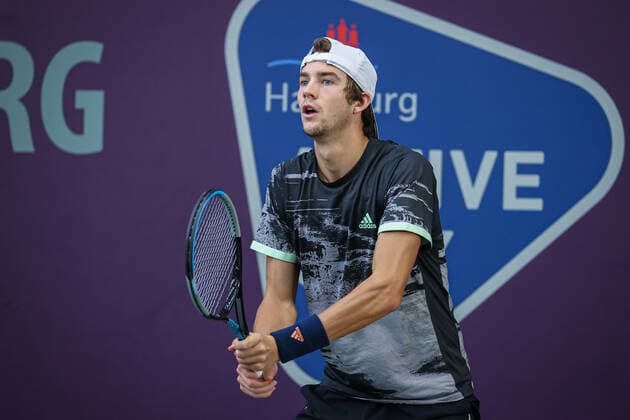 Henri SQUIRE GER , ITF Tennis Future Hamburg 2021 M25 and W25, Hamburg, Hamburg Tennis Association, 23 10 2021,