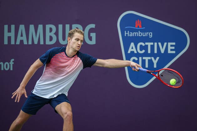 Johannes HAERTEIS GER , ITF Tennis Future Hamburg 2021 M25 and W25, Hamburg, Hamburg Tennis Association, 23 10 2021,