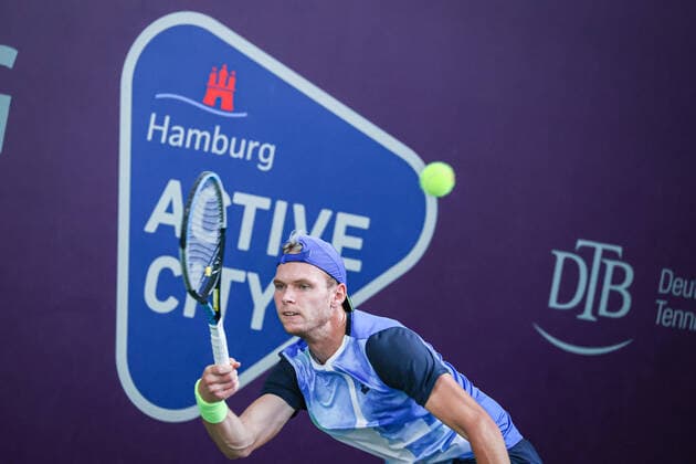 Louis WESSELS GER , ITF Tennis Future Hamburg 2021 M25 and W25, Hamburg, Hamburg Tennis Association, 23 10 2021,