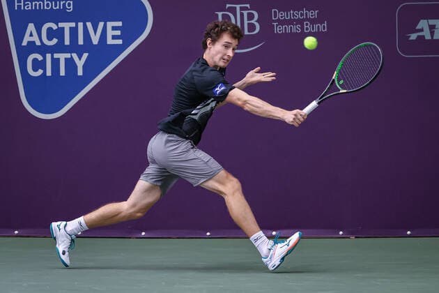 Jakub PAUL SUI , ITF Tennis Future Hamburg 2021 M25 and W25, Hamburg, Hamburg Tennis Association, 23 10 2021,