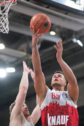 Filip Stanic s Oliver Wuerzburg, 65 during the BBL match of MLP Academics Heidelberg vs s Oliver Wuerzburg in the 1 Basketball Bundesliga on 23 10 2021 MLP Academics Heidelberg vs s Oliver Wuerzburg, Basketball, Easycredit BBL, 23 10 2021 Heidelberg Copyright: xEibner-Pressefotox xMichaelxBermelx