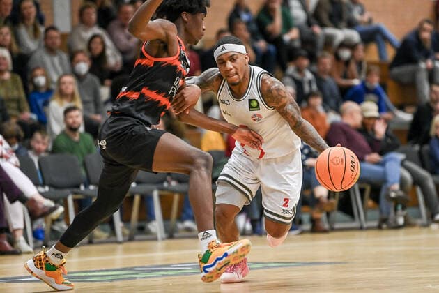 Barmer 2 Basketball Bundesliga ProB, Rheinstars Koeln vs Dragons Rhoendorf, 23 10 2021 Vincent Lamont Golson Jr RheinStars Koeln 2 , Barmer 2 Basketball Bundesliga ProB, Rheinstars Koeln vs Dragons Rhoendorf on 23 10 2021 at ASV Koeln in Koeln Nordrhein Westfalen Copyright: xBEAUTIFULxSPORTS Mueller-Laschetx