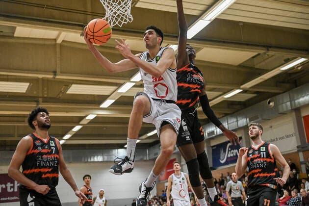 Barmer 2 Basketball Bundesliga ProB, Rheinstars Koeln vs Dragons Rhoendorf, 23 10 2021 Samuel Jammal Schmedes RheinStars Koeln 32 , Barmer 2 Basketball Bundesliga ProB, Rheinstars Koeln vs Dragons Rhoendorf on 23 10 2021 at ASV Koeln in Koeln Nordrhein Westfalen Copyright: xBEAUTIFULxSPORTS Mueller-Laschetx