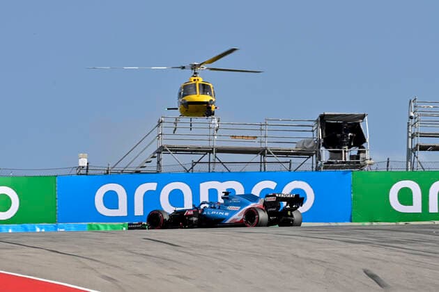 14 Fernando Alonso ESP, Alpine F1 Team , F1 Grand Prix of USA at Circuit of The Americas on October 23, 2021 in Austin, United States of America Photo by HOCH ZWEI Austin United States of America