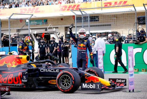 33 Max Verstappen NED, Red Bull Racing , F1 Grand Prix of USA at Circuit of The Americas on October 23, 2021 in Austin, United States of America Photo by HOCH ZWEI Austin United States of America