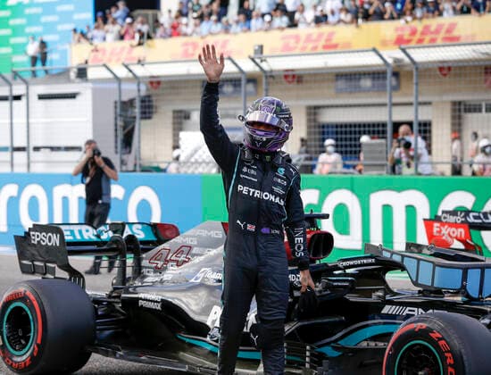 44 Lewis Hamilton GBR, Mercedes AMG Petronas F1 Team , F1 Grand Prix of USA at Circuit of The Americas on October 23, 2021 in Austin, United States of America Photo by HOCH ZWEI Austin United States of America