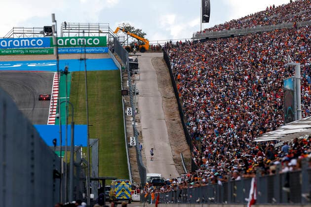 55 Carlos Sainz ESP, Scuderia Ferrari Mission Winnow , F1 Grand Prix of USA at Circuit of The Americas on October 23, 2021 in Austin, United States of America Photo by HOCH ZWEI Austin United States of America