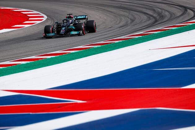 44 Lewis Hamilton GBR, Mercedes AMG Petronas F1 Team , F1 Grand Prix of USA at Circuit of The Americas on October 23, 2021 in Austin, United States of America Photo by HOCH ZWEI Austin United States of America