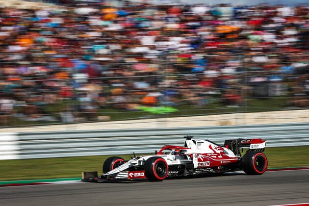 7 Kimi Raikkonen FIN, Alfa Romeo Racing ORLEN , F1 Grand Prix of USA at Circuit of The Americas on October 23, 2021 in Austin, United States of America Photo by HOCH ZWEI Austin United States of America